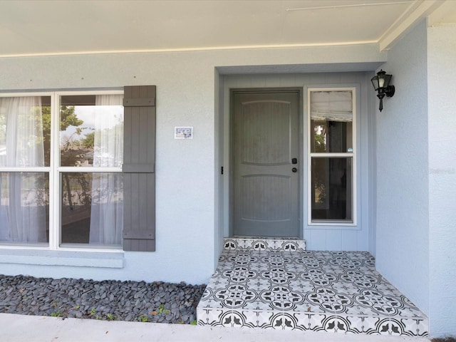 502 Duchess Dr, Lakeland, FL 33803 - entrance to property with stucco siding