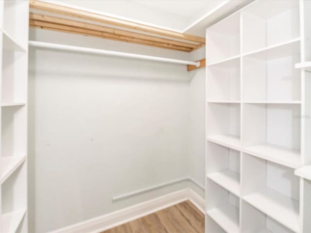 502 Duchess Dr, Lakeland, FL 33803 - spacious closet with wood finished floors