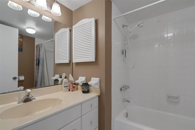 1130 N Lake Parker Ave Unit C321, Lakeland, FL 33805 - full bathroom featuring vanity and shower / bathtub combination with curtain