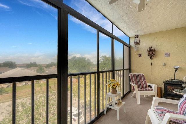 1130 N Lake Parker Ave Unit C321, Lakeland, FL 33805 - sunroom featuring ceiling fan