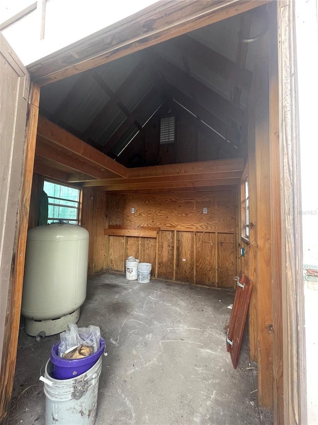 view of storage room