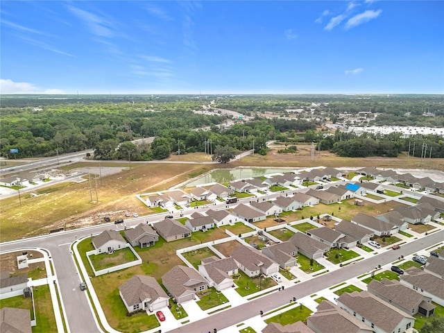 bird's eye view featuring a residential view