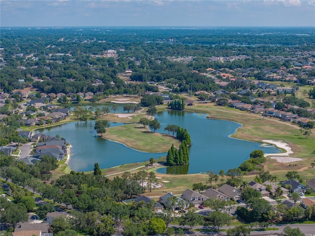 800 Osprey Landing Dr, Lakeland, FL 33813 - aerial view of property's location with a large body of water, nearby suburban area, and a local golf course