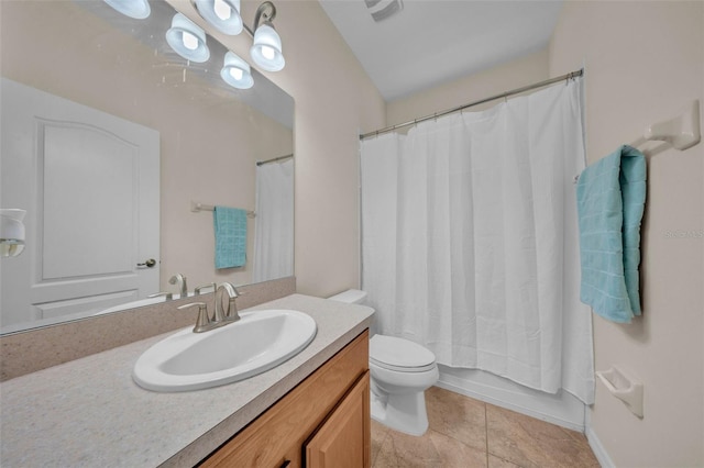 3592 Prescott Loop, Lakeland, FL 33810 - full bath featuring toilet, visible vents, tile patterned flooring, and vanity