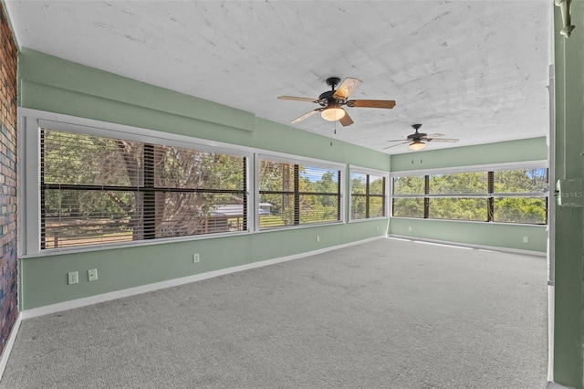 3441 Sherertz Rd, Lakeland, FL 33810 - unfurnished sunroom with a ceiling fan