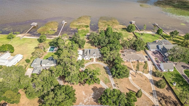 aerial view featuring a residential view