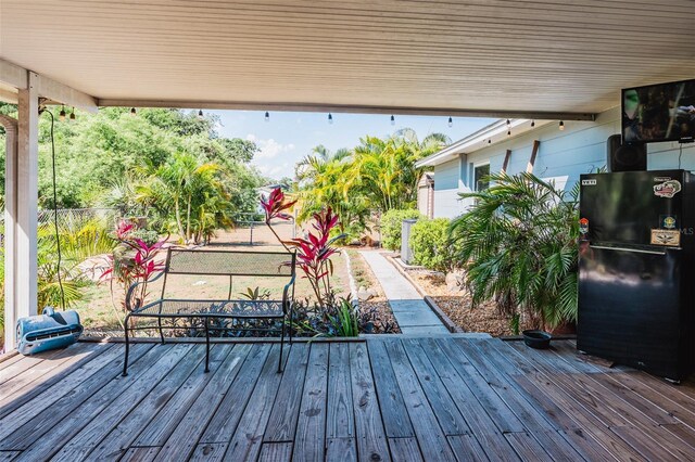 1061 Lowry Ave, Lakeland, FL 33801 - deck featuring a fenced backyard