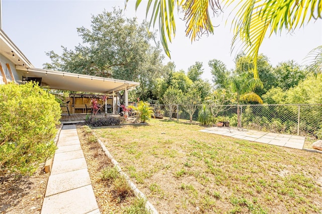 1061 Lowry Ave, Lakeland, FL 33801 - view of yard featuring a fenced backyard
