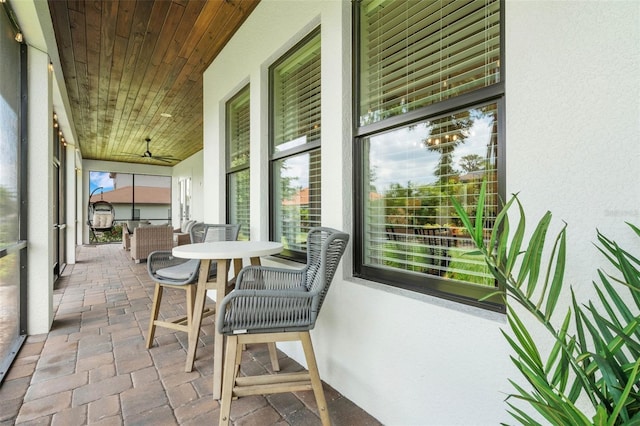 2551 Delphi Woods Cir, Lakeland, FL 33812 - balcony featuring a sunroom