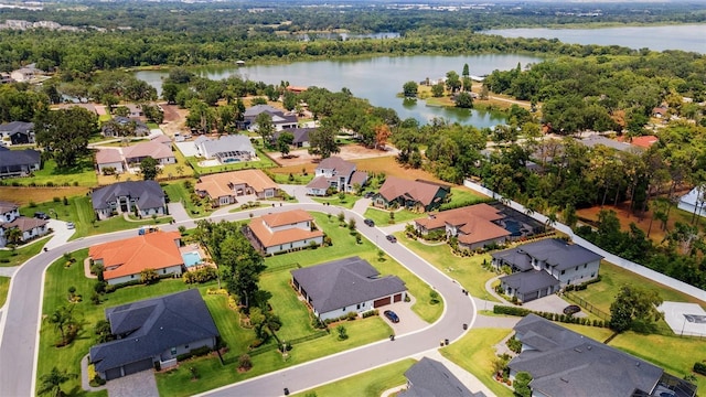 2551 Delphi Woods Cir, Lakeland, FL 33812 - view of property location with a large body of water and nearby suburban area