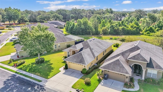 view from above of property