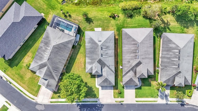 aerial perspective of suburban area