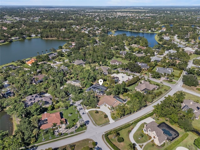 7313 Crape Myrtle Way, Sarasota, FL 34241 - aerial view of property's location featuring a nearby body of water and nearby suburban area