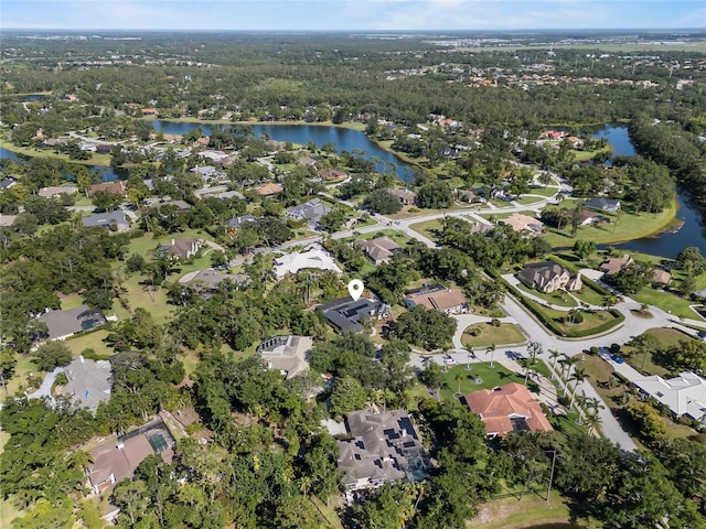 7313 Crape Myrtle Way, Sarasota, FL 34241 - aerial view of property's location featuring a nearby body of water and nearby suburban area