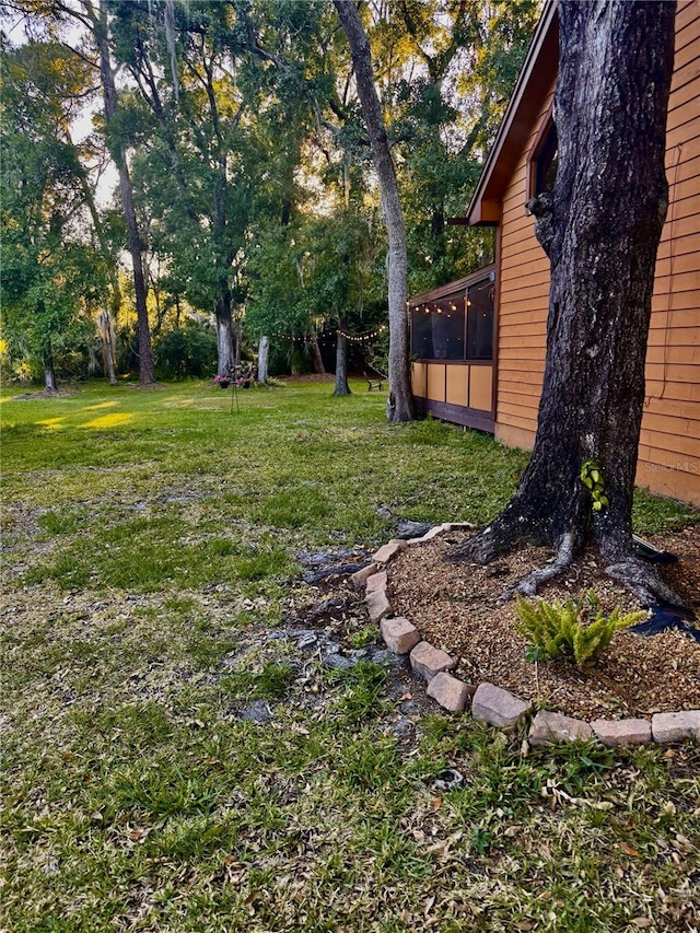 5619 Antler Trl, Lakeland, FL 33811 - view of yard with a sunroom