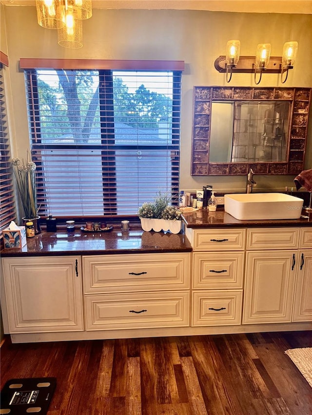 5619 Antler Trl, Lakeland, FL 33811 - bathroom with vanity and wood finished floors