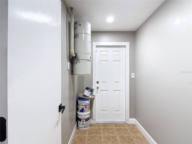 entryway with baseboards