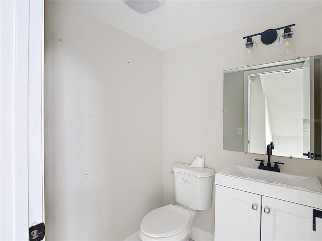 10764 Lenox Rd, Hollywood, FL 33026 - bathroom featuring baseboards, toilet, and vanity