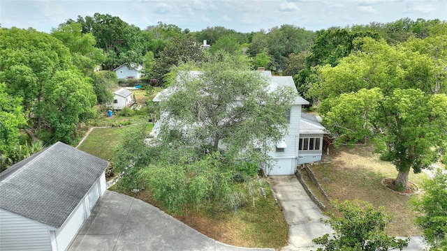 716 S Franklin Pl, Lakeland, FL 33815 - view of subject property featuring a heavily wooded area