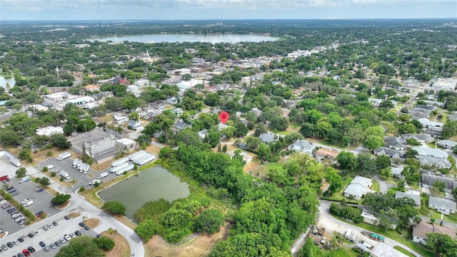 716 S Franklin Pl, Lakeland, FL 33815 - aerial view of property and surrounding area featuring a large body of water