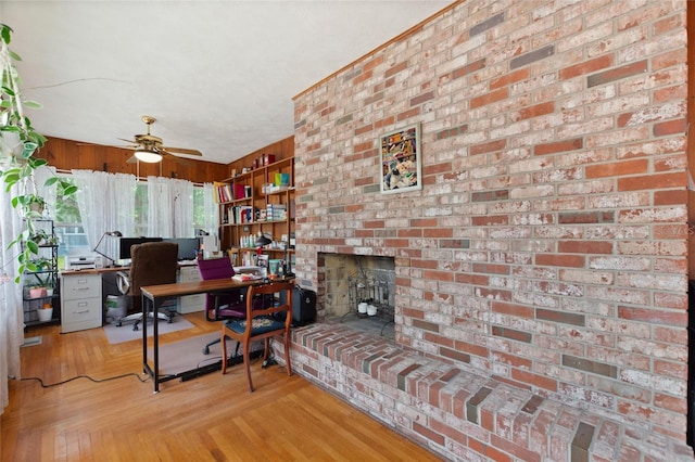 716 S Franklin Pl, Lakeland, FL 33815 - office area featuring a ceiling fan