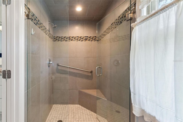 716 S Franklin Pl, Lakeland, FL 33815 - bathroom with a stall shower and recessed lighting