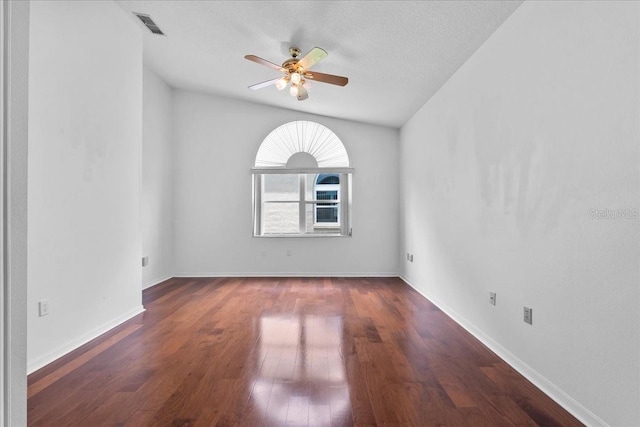6086 Swallow Dr, Lakeland, FL 33809 - unfurnished room featuring ceiling fan, wood finished floors, and baseboards