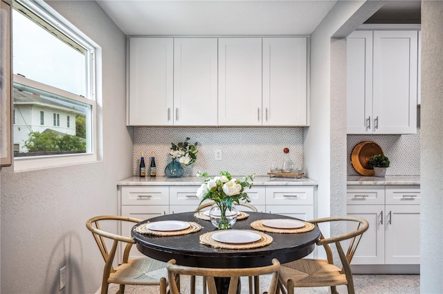 dining room with healthy amount of natural light