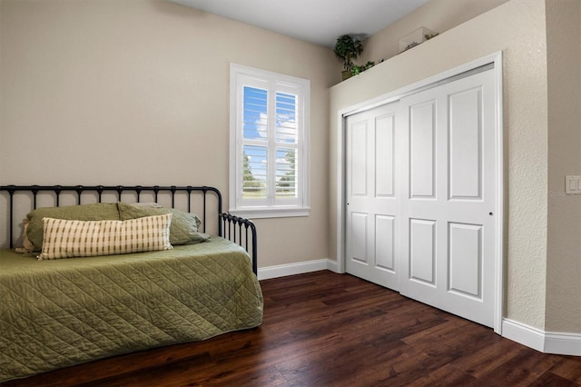 8909 N Campbell Rd, Lakeland, FL 33810 - bedroom featuring wood finished floors and a closet