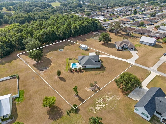 8909 N Campbell Rd, Lakeland, FL 33810 - aerial perspective of suburban area