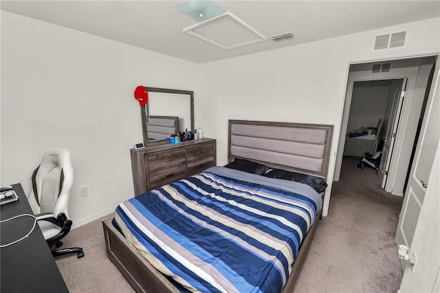 1825 Wallace Manor Ln, Winter Haven, FL 33880 - carpeted bedroom with attic access
