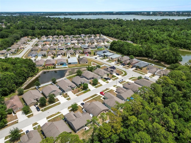 1825 Wallace Manor Ln, Winter Haven, FL 33880 - aerial view of property and surrounding area with nearby suburban area and a large body of water