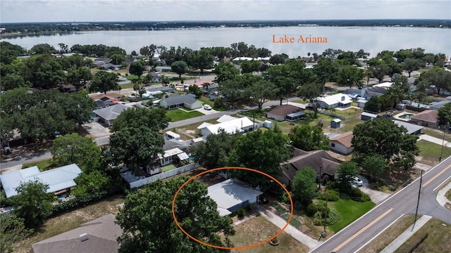 120 Bolender Rd, Auburndale, FL 33823 - aerial perspective of suburban area with a nearby body of water