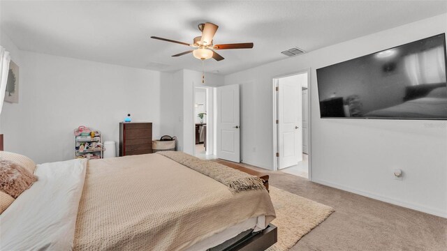 2991 Flying Blackbird Rd, Bartow, FL 33830 - bedroom with a ceiling fan, baseboards, and carpet floors