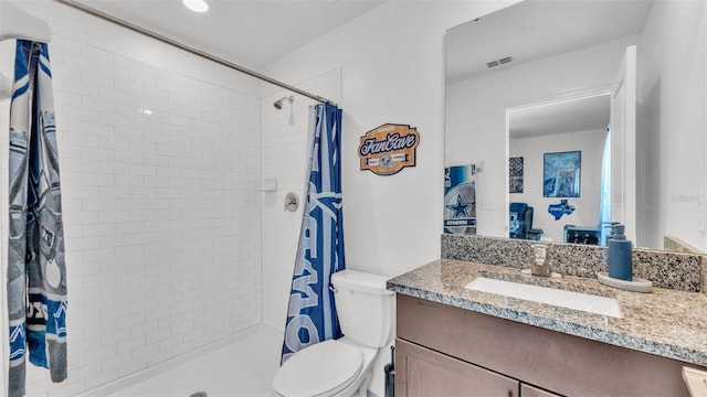 2991 Flying Blackbird Rd, Bartow, FL 33830 - full bath featuring vanity, a stall shower, and toilet