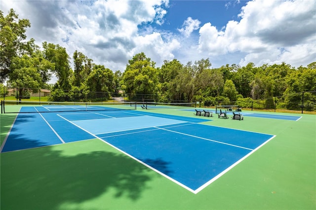 3798 N Chandler Dr, Hernando, FL 34442 - view of tennis court with community basketball court