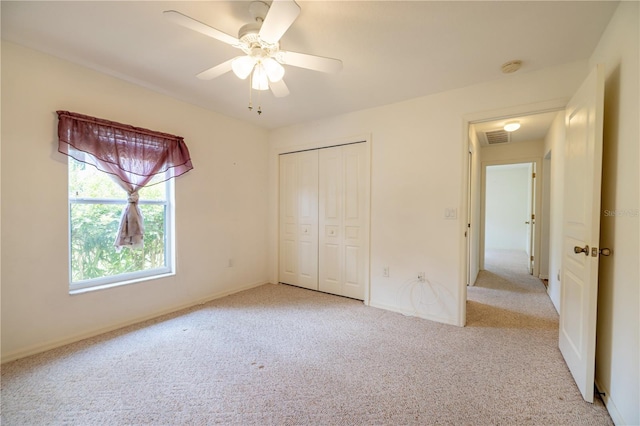 3798 N Chandler Dr, Hernando, FL 34442 - unfurnished bedroom with carpet floors, a closet, and baseboards
