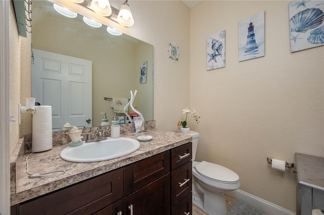 1105 Watersedge Dr, Lakeland, FL 33801 - bathroom with toilet and vanity