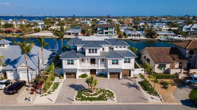 531 68th St, Holmes Beach, FL 34217 - aerial view of residential area featuring a large body of water