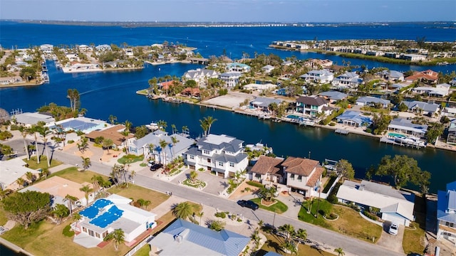 531 68th St, Holmes Beach, FL 34217 - aerial overview of property's location featuring nearby suburban area and a nearby body of water