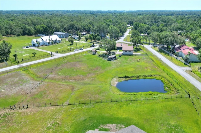 4404 Musket Dr, Lakeland, FL 33810 - bird's eye view of a nearby body of water and a heavily wooded area