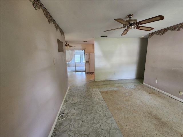 220 Pinehurst Dr, Auburndale, FL 33823 - unfurnished room with ceiling fan and baseboards