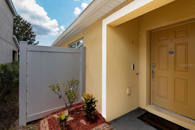 12654 Belcroft Dr, Riverview, FL 33579 - entrance to property featuring stucco siding