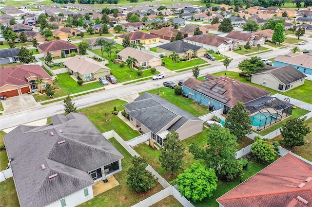 aerial perspective of suburban area