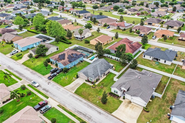 aerial perspective of suburban area