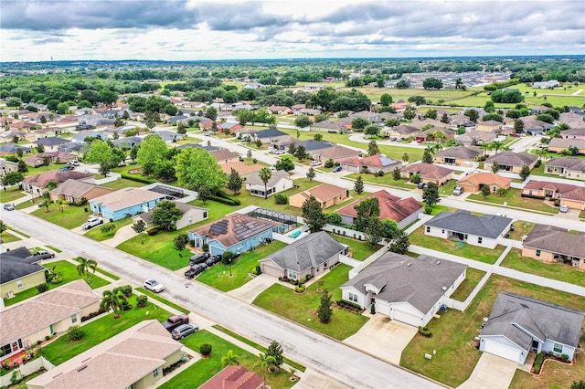 aerial perspective of suburban area