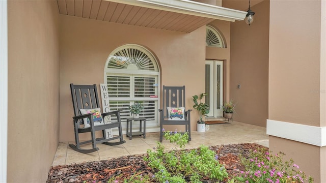 2912 Aston Ave, Plant City, FL 33566 - entrance to property with covered porch and stucco siding