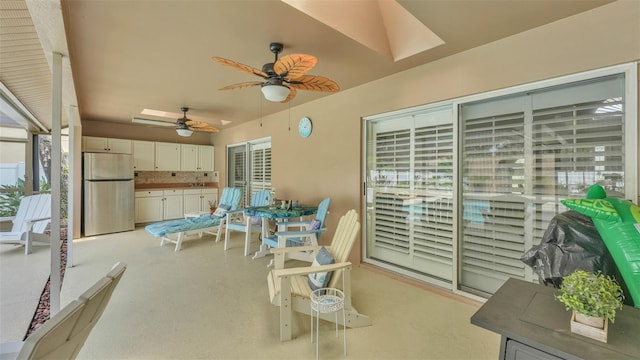 2912 Aston Ave, Plant City, FL 33566 - view of patio featuring ceiling fan