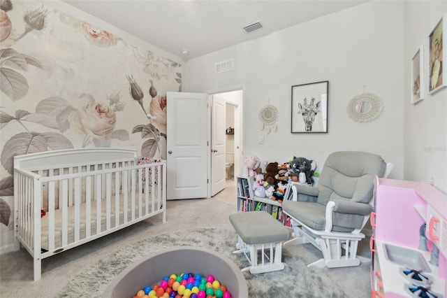15354 Sweet Springs Bnd, Odessa, FL 33556 - bedroom featuring carpet and a crib