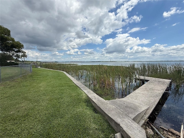 1328 Edgewater Beach Dr, Lakeland, FL 33805 - dock featuring a water view
